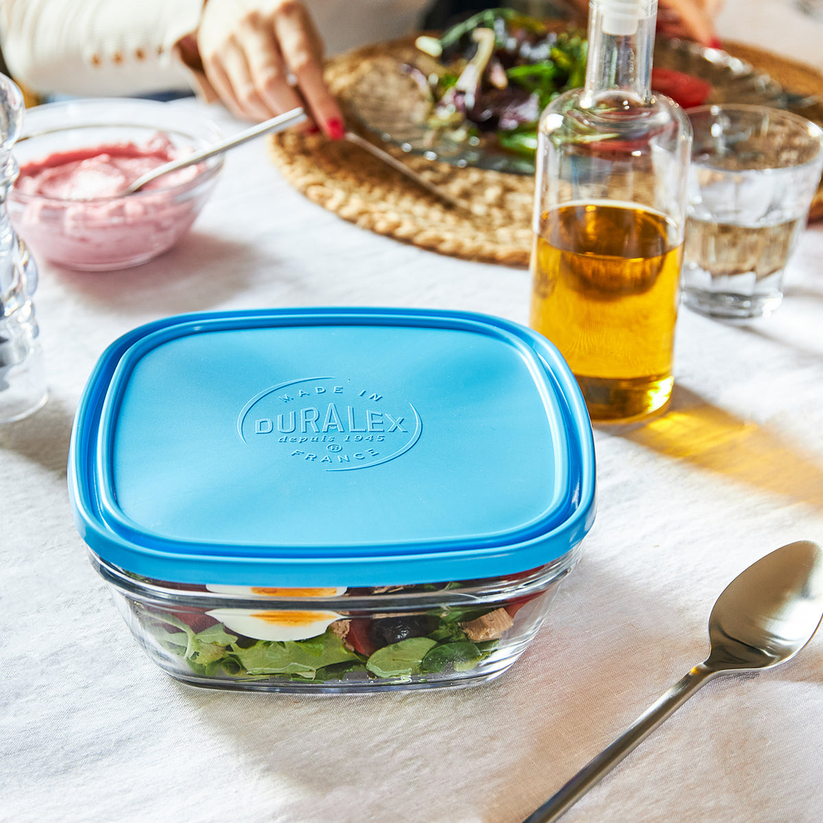 Freshbox Round Bowl with Lid, Duralex USA