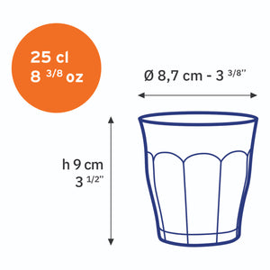 Duralex USA Le Picardie® Mix & Match Color Tumbler Set 8.38oz, Set of 4 Le Picardie® Mix & Match Color Tumbler Set 8.38oz, Set of 4