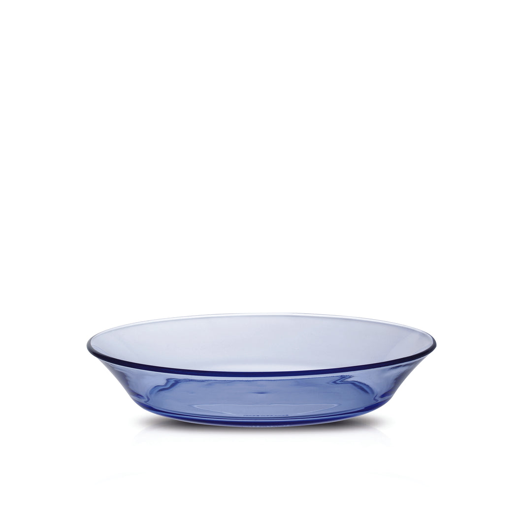 Duralex USA Lys Marine Blue Soup Plate 7.67", Set of 6 