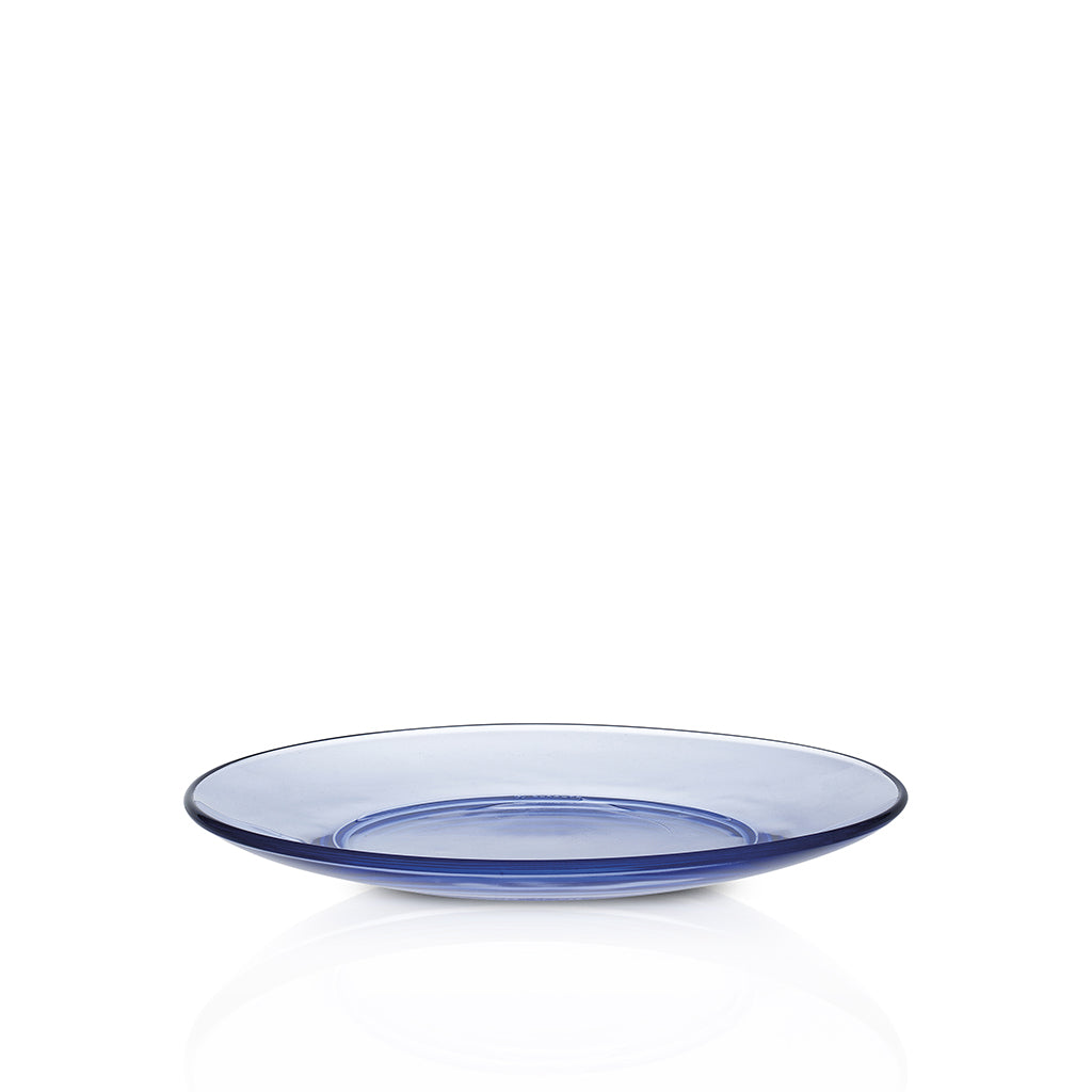 Duralex USA Lys Marine Blue Dessert Plate 7.5", Set of 6 