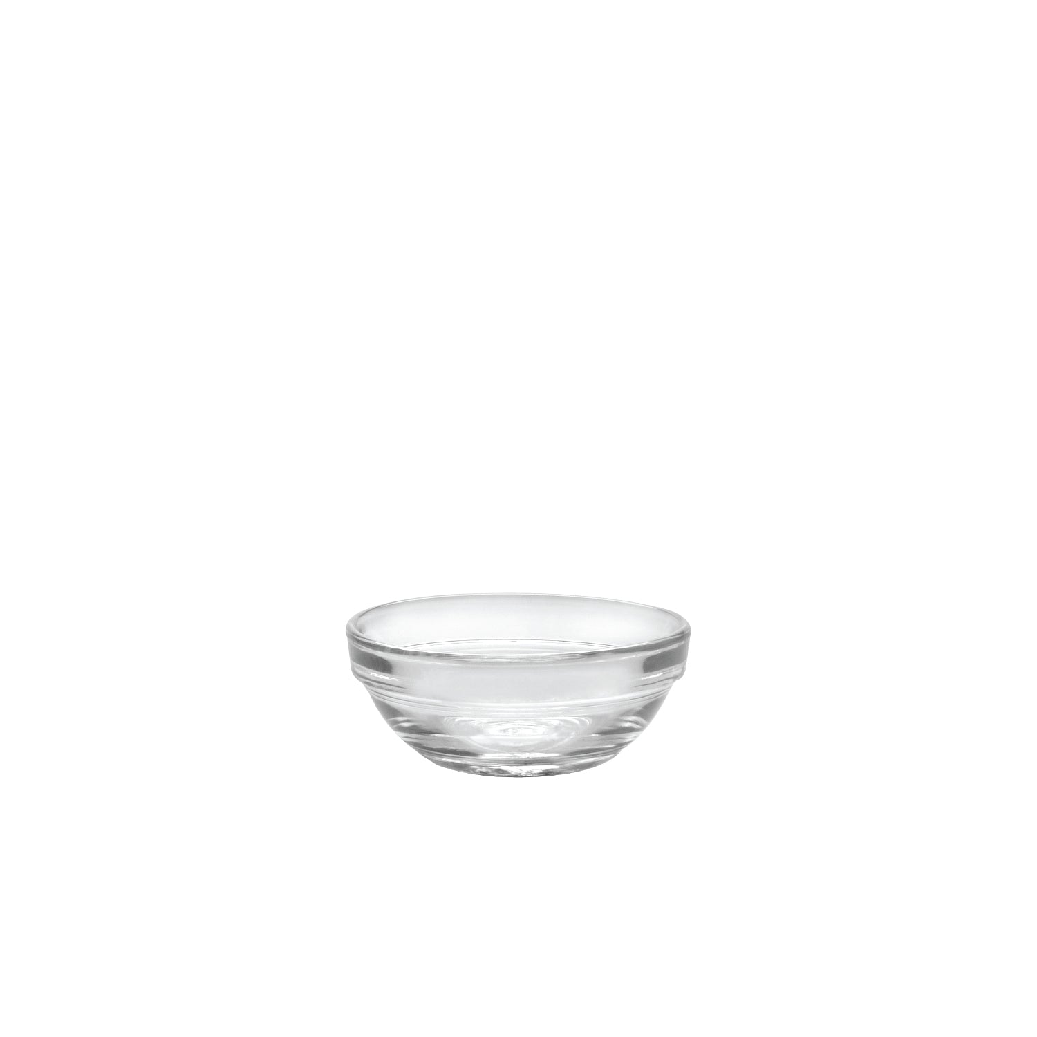 3 oz Glass Incline Mini Dessert Bowl - 3 3/4 x 3 3/4 x 1 3/4 - 6 count  box