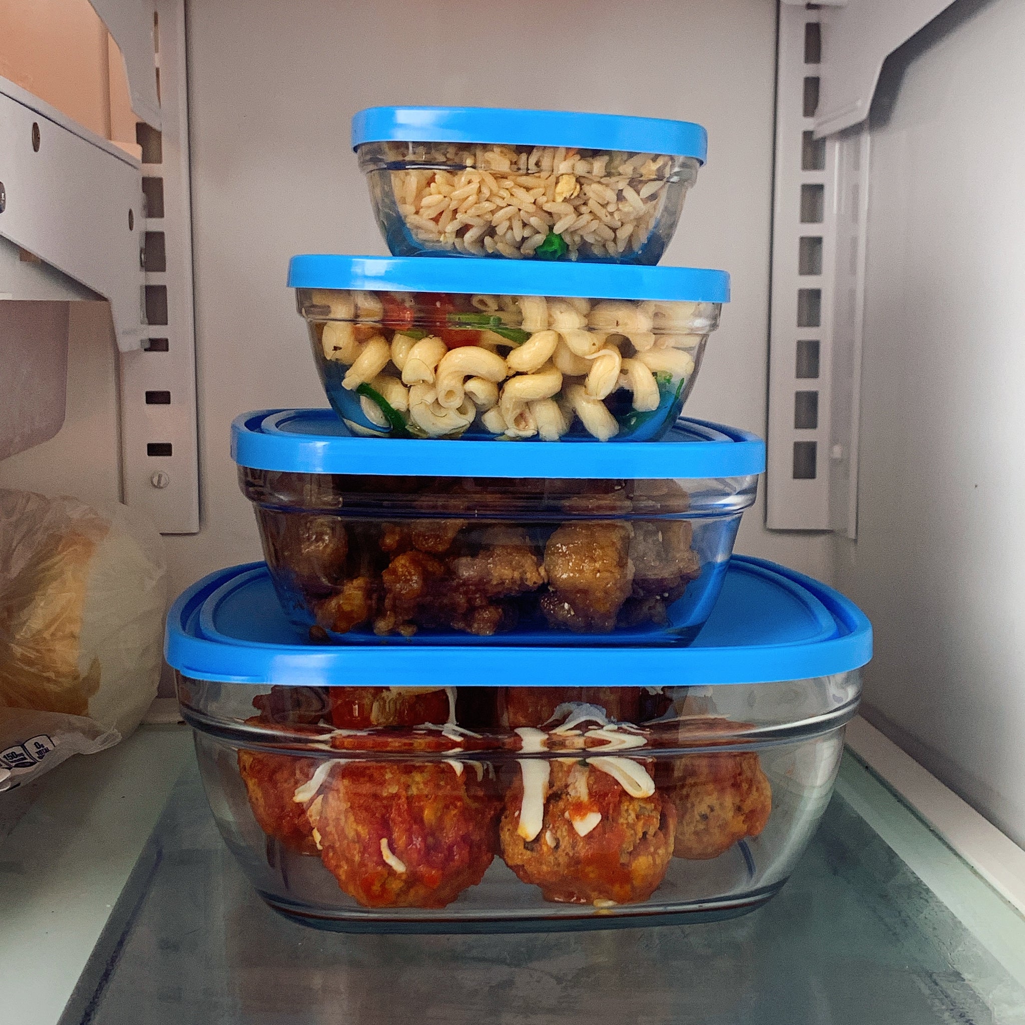 Lys Square Glass Food Storage