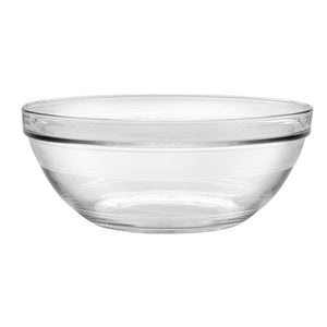 Duralex Gigogne Stackable Glass Mixing Bowl Set, 9 Piece